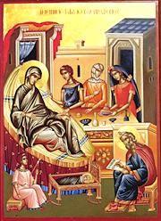 Icon of the Birth of John the Baptist