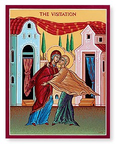 Icon of the Visitation of Mary to Elizabeth